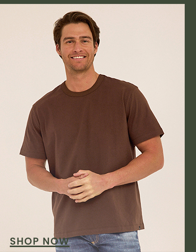 Johnny Organic Cotton Relaxed Crew Tee