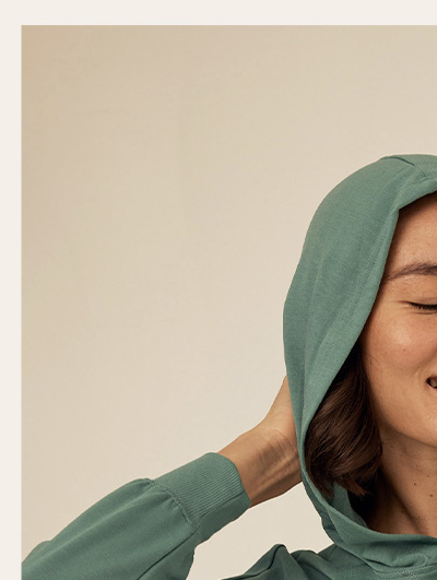 Sylvie Modal Terry Oversized Pullover Hoodie