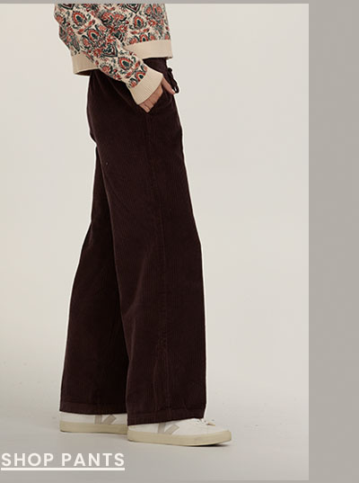 Davisha Textured Corduroy Wide Leg Pant