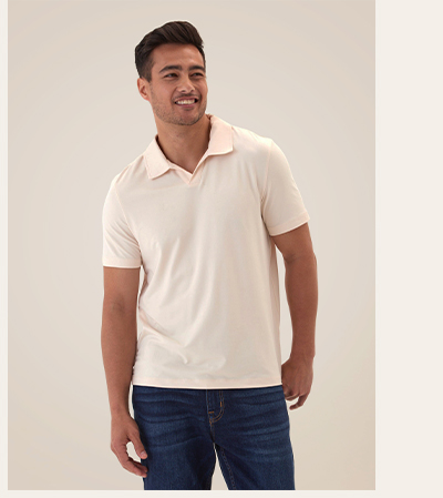 Jared Luxe Jersey Short Sleeve Polo