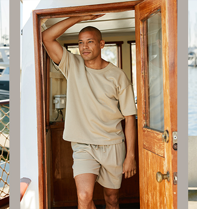 Maxwell Cotton Blend Terry Relaxed Tee