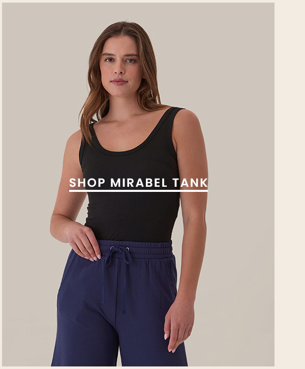 Mirabel Luxe Jersey Fitted Crop Tank