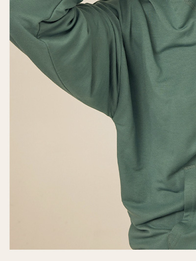 Sylvie Modal Terry Oversized Pullover Hoodie