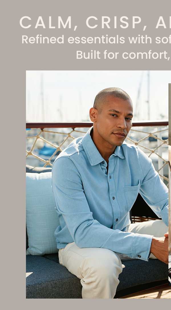 Dorian Mineral Wash Mediumweight Jersey Button-Down