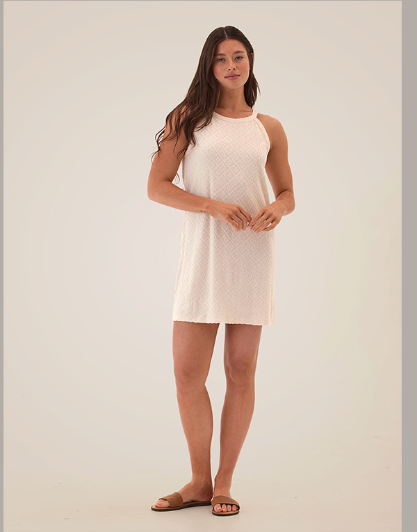 Scarlett Jacquard Terry Swing Dress