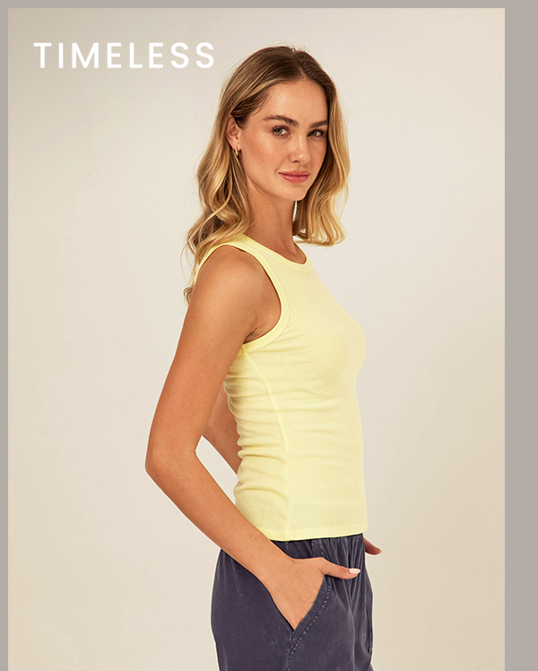 Core Feather Rib Tank Top