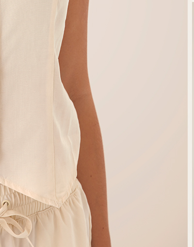 Kimora Breezy Linen Vest