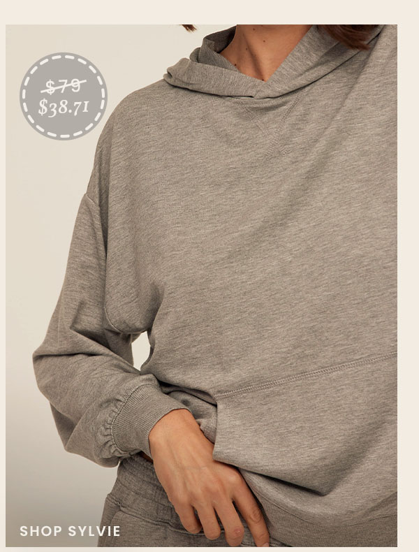 Sylvie Modal Terry Oversized Pullover Hoodie