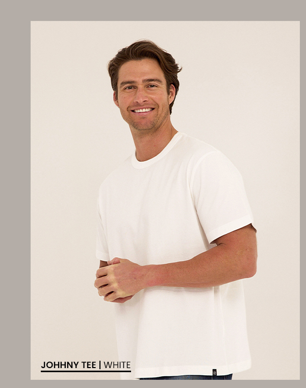 Johnny Organic Cotton Relaxed Crew Tee