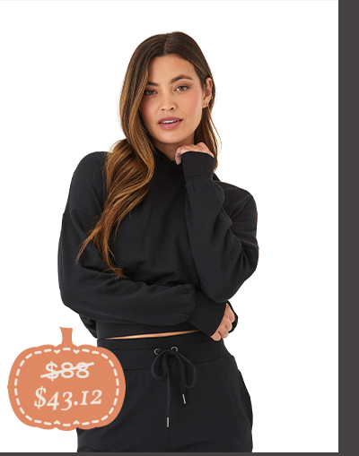 Wenda Feather Fleece Pullover Hoodie