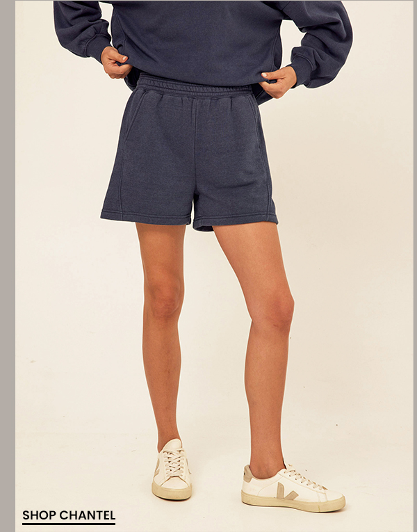 Chantel Mineral Wash Fleece Short