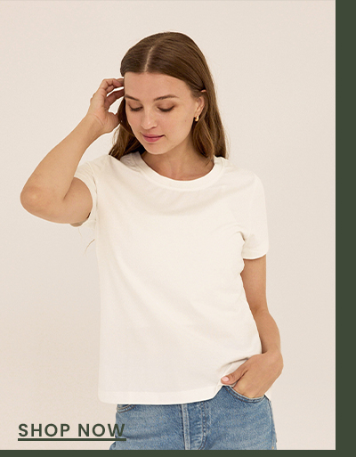 Emmy Organic Cotton Crew Tee