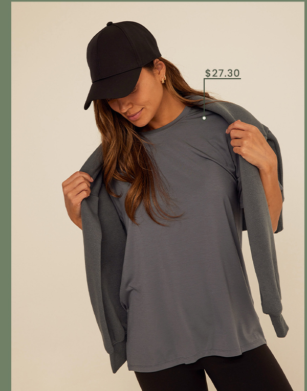 Andie Tencel Jersey Relaxed Tee