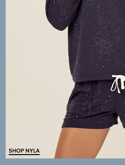 Nyla Spray Wash Modal Terry Half-Zip Pullover