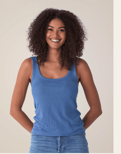 Yvette Feather Rib Tank