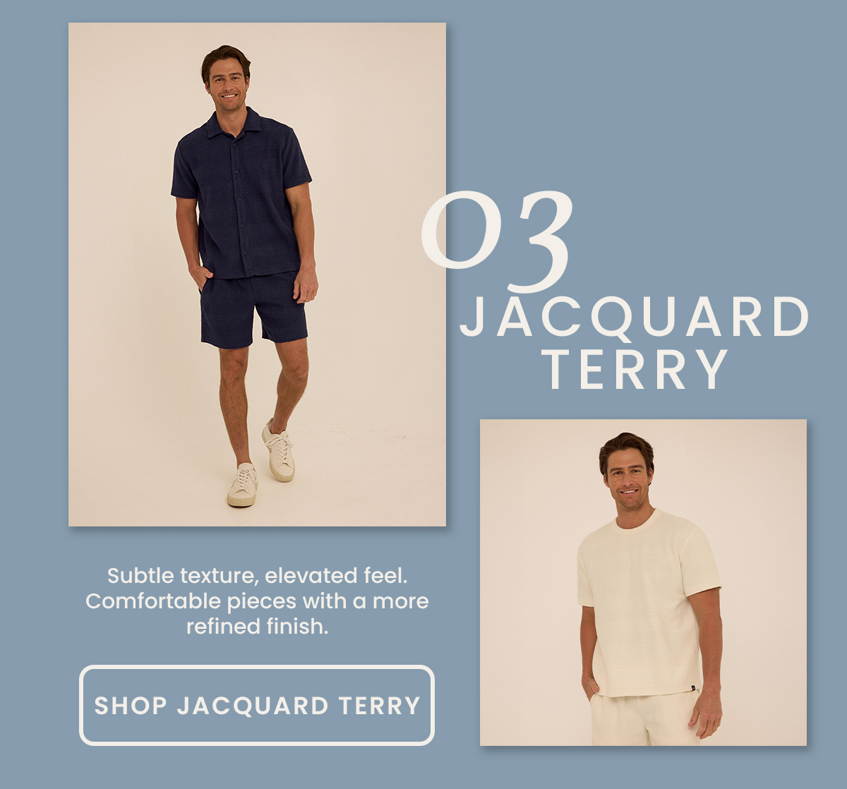 Shop Jacquard Terry
