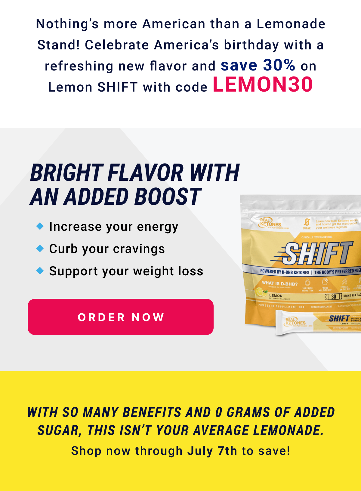 Our Lemonade Stand is open for business! Real Ketones