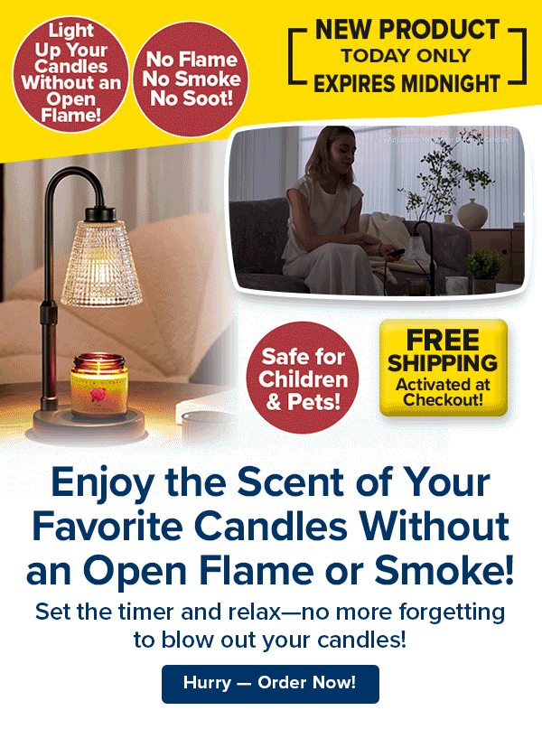 Enjoy the Scent of Your Favorite Candles Without an Open Flame or Smoke!