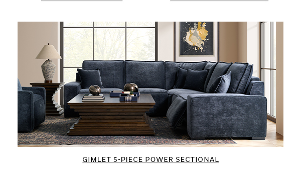 GIMLET 5-PIECE POWER SECTIONAL >