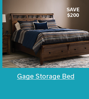 Gage Storage Bed >