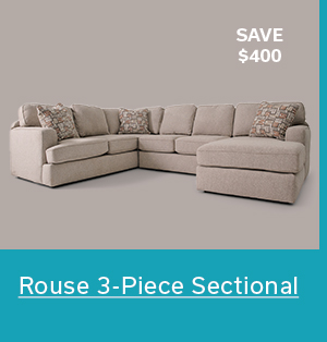 Rouse 3-Piece Sectional >