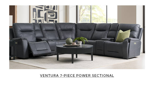 VENTURA 7-PIECE POWER SECTIONAL >