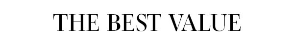 The Best Value >