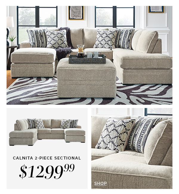 Calnita 2-Pc Sectional $1299.99 >