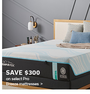 Save $300 on select Pro Breeze Mattresses >