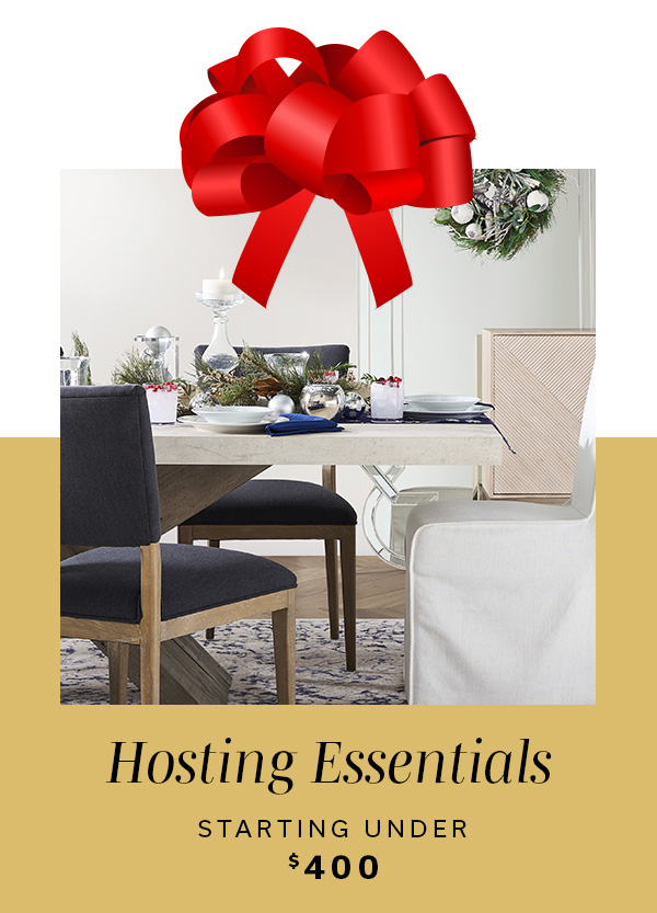 Hosting Essentials Starting Under $400 | DINING ROOM >