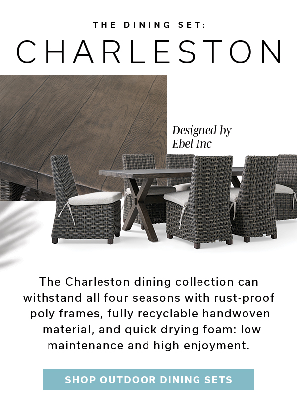 The Dining Set: Charleston | SHOP OUTDOOR DINING SETS <