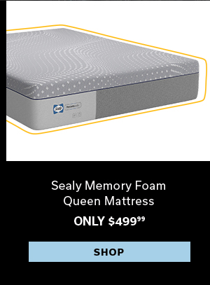 Sealy Memory Foam Queen Mattress | Only $499.99 | SHOP >