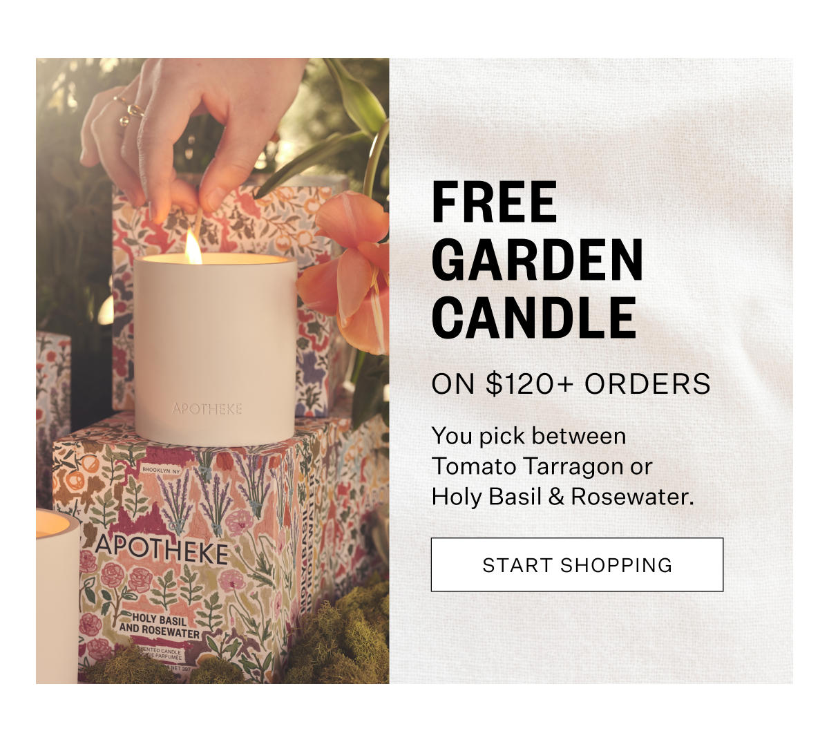 Free Garden Candle
