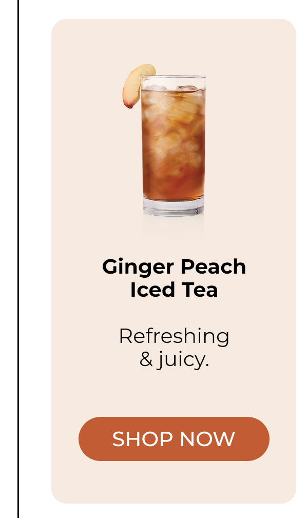 Ginger Peach Iced Tea
