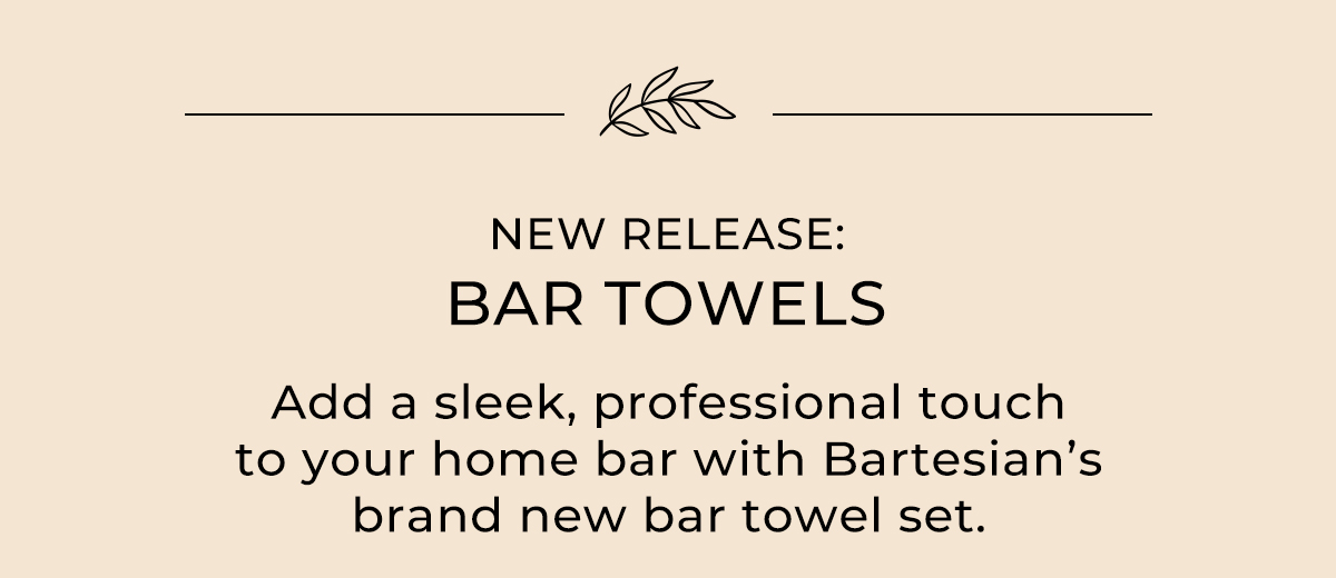 New Release: Bar Towels