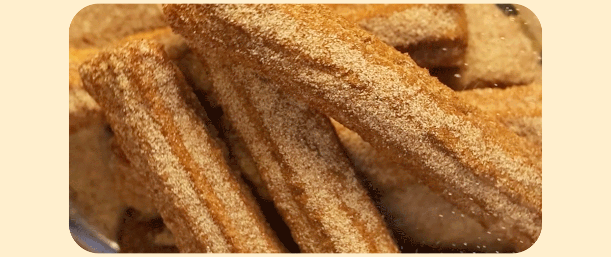 (Gif of churros.)