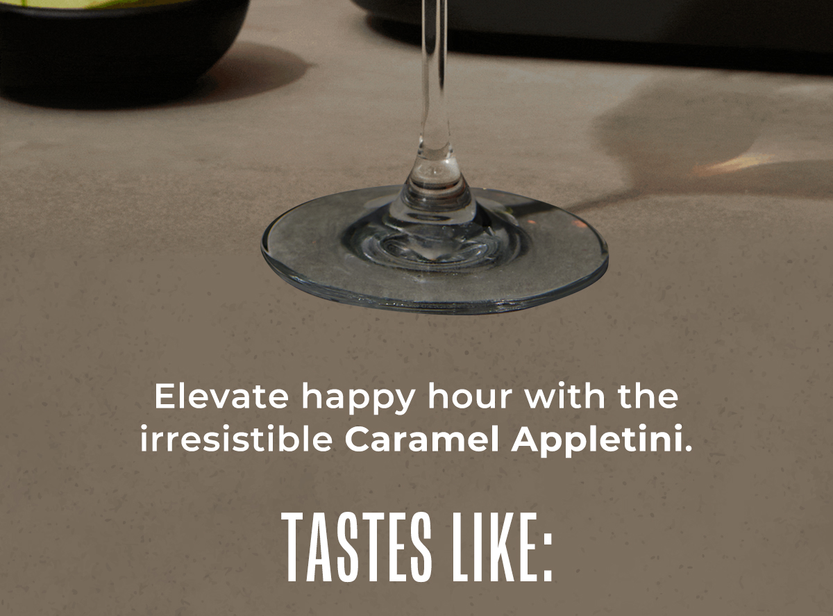 Elevate Happy Hour with Caramel Appletini
