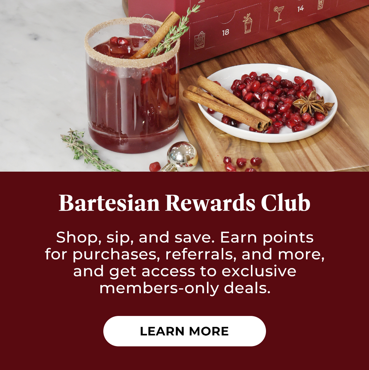 Bartesian Rewards Club