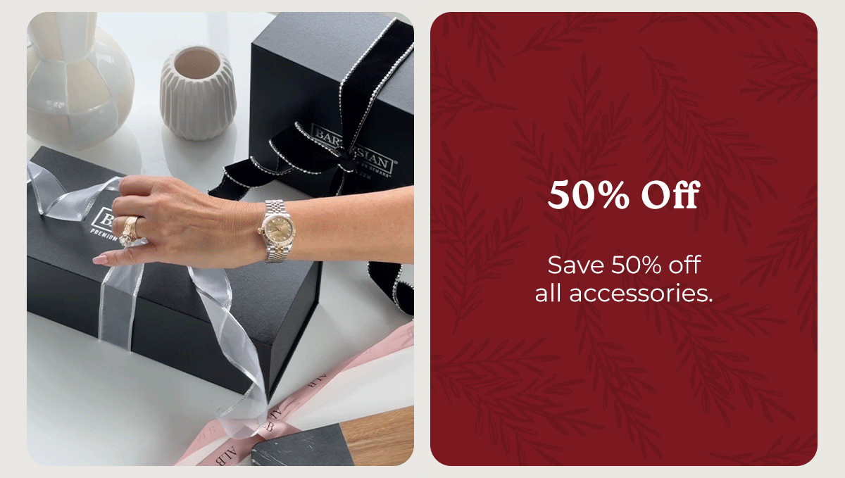 50% Off Accessories
