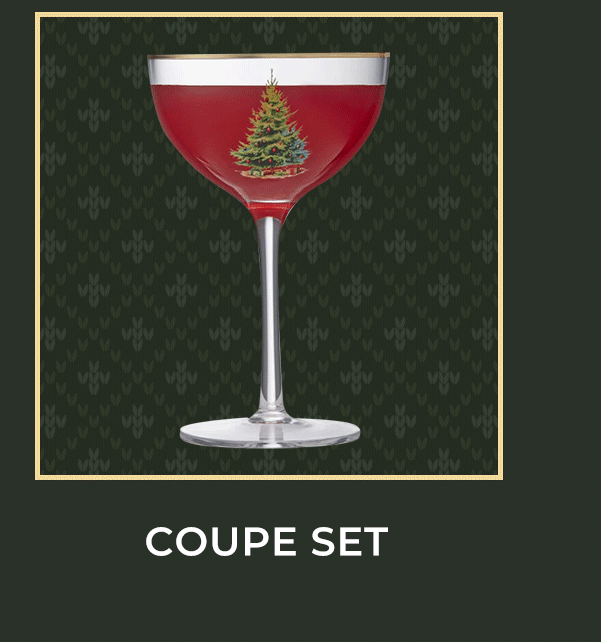 Holiday Coupe Glassware