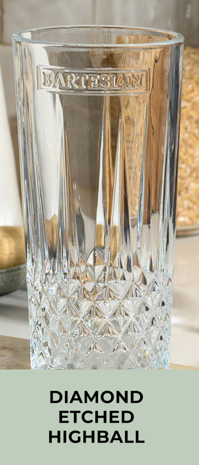 Diamond Etched Highball - Set of 2