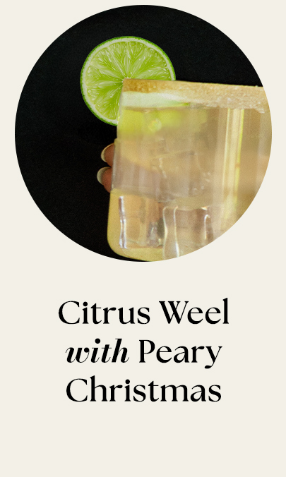 Citrus Wheel with Peary Christmas