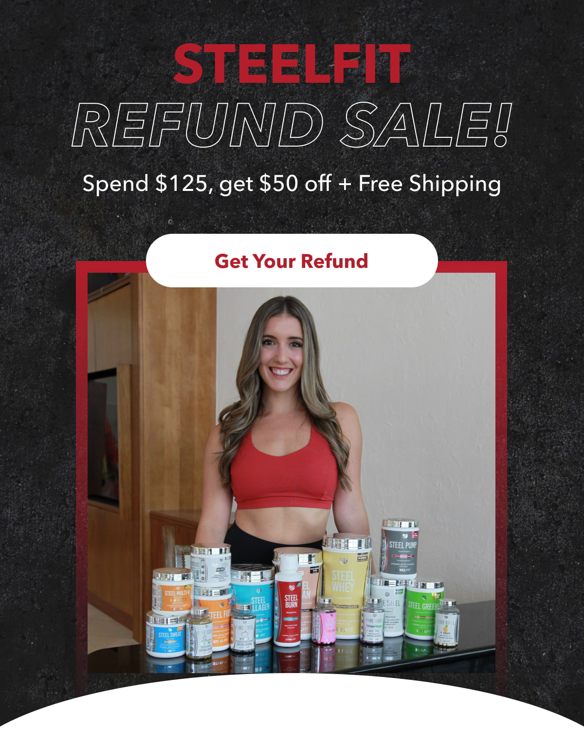 Your refund (sale) is now available… SteelFit USA