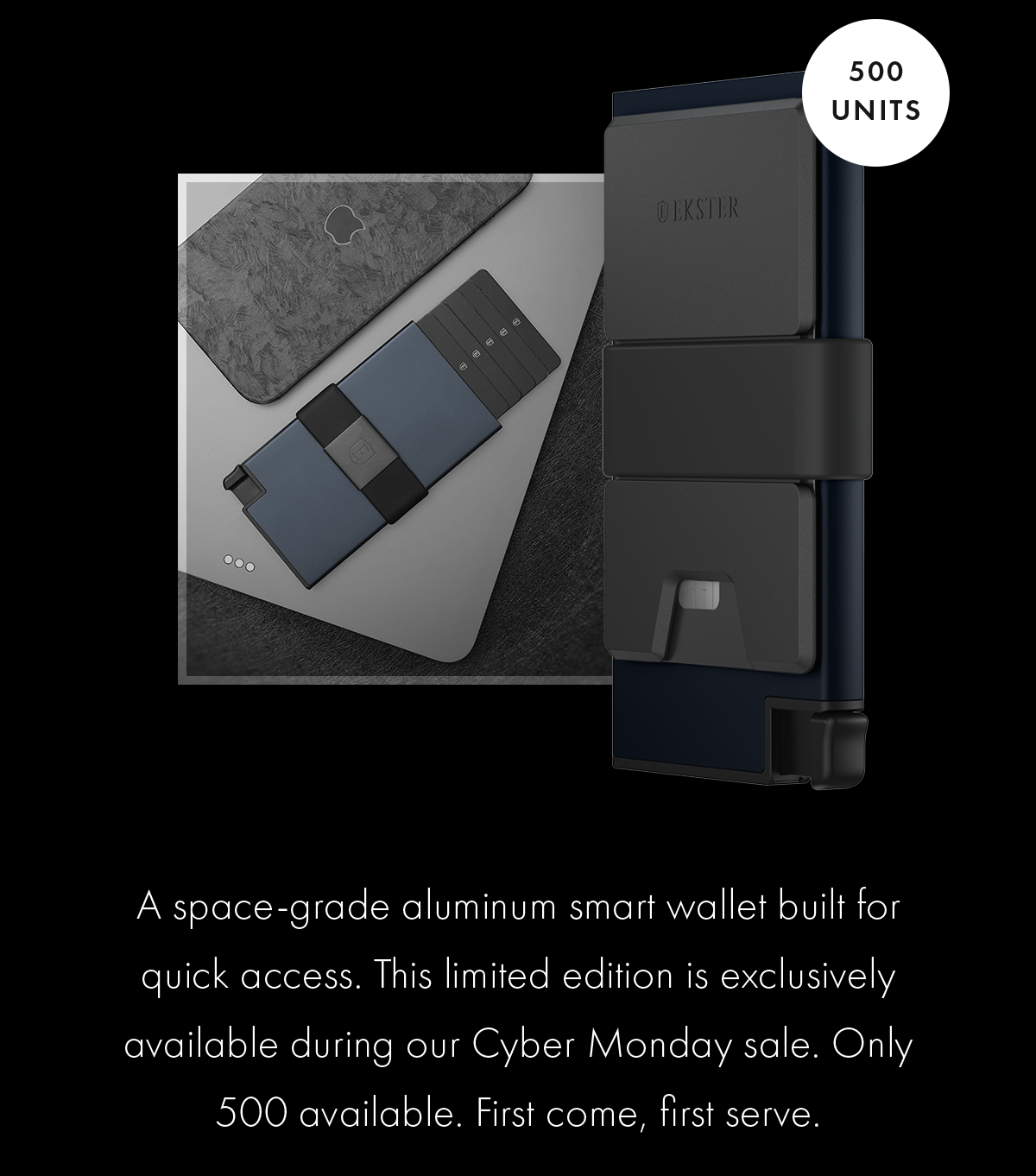 Space-grade Aluminum Smart Wallet - Only 500 available