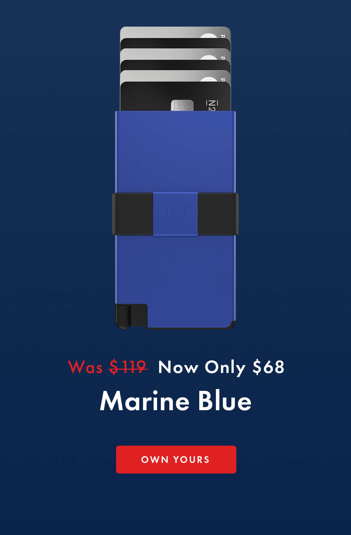 Was $119 Now Only $68 Marina Blue OWN YOURS