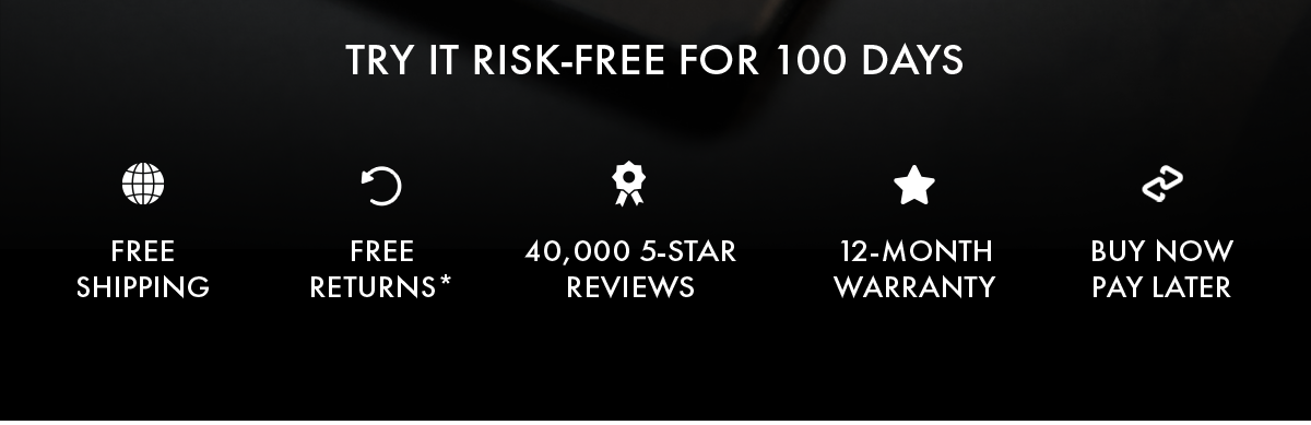 Try It Risk-Free for 100 Days