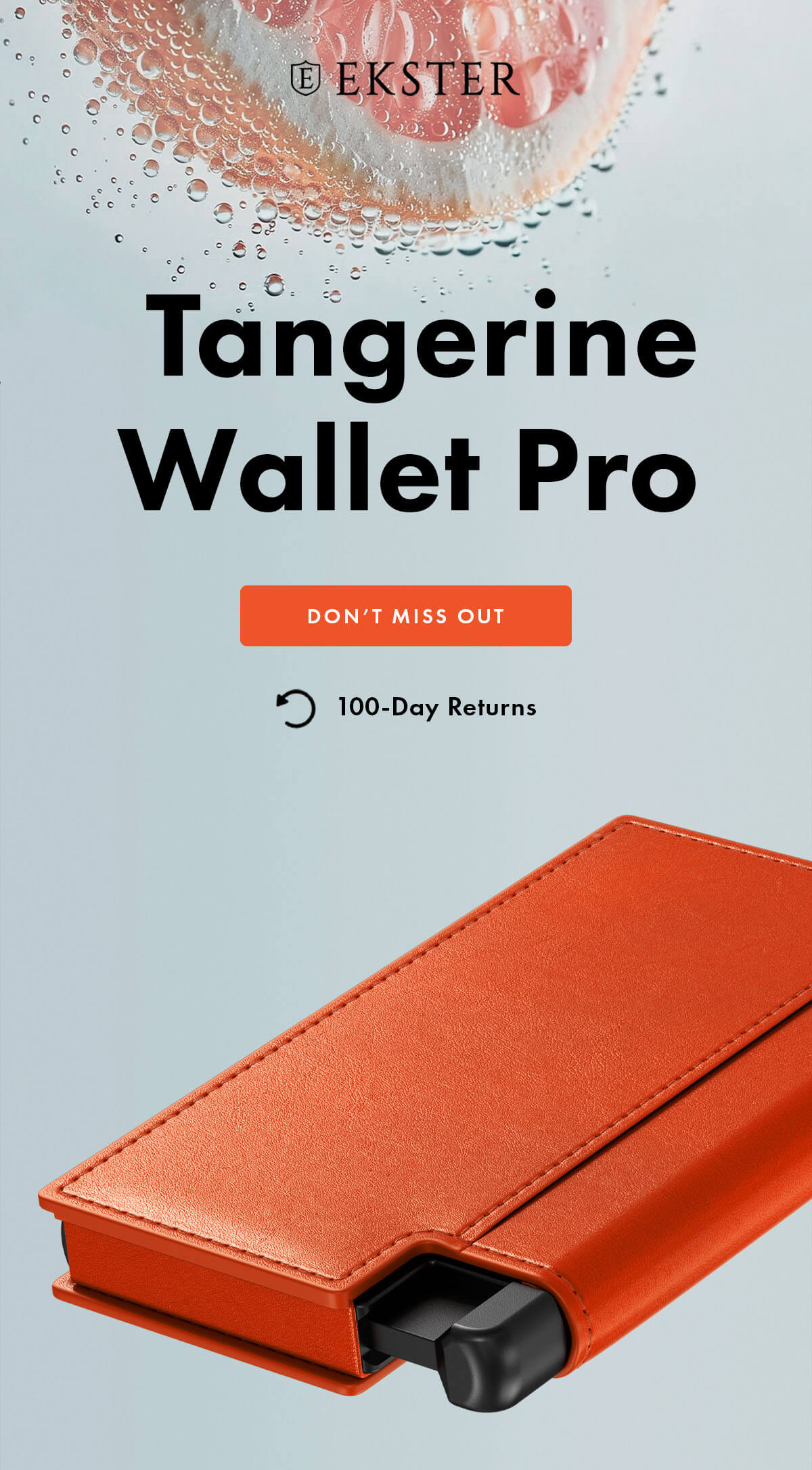 EKSTER Tangerine Wallet Pro DON'TT MISS OUT 100-Day Returns
