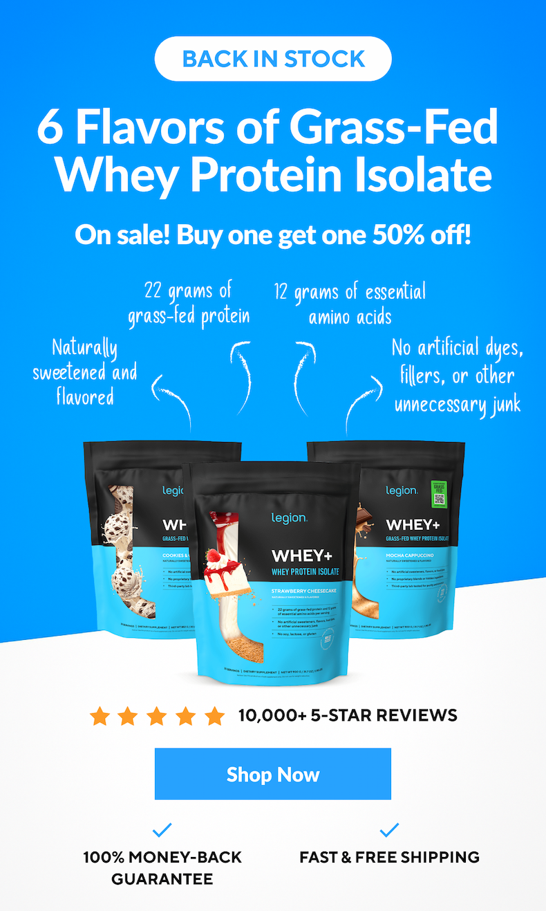 Whey+ Back in Stock