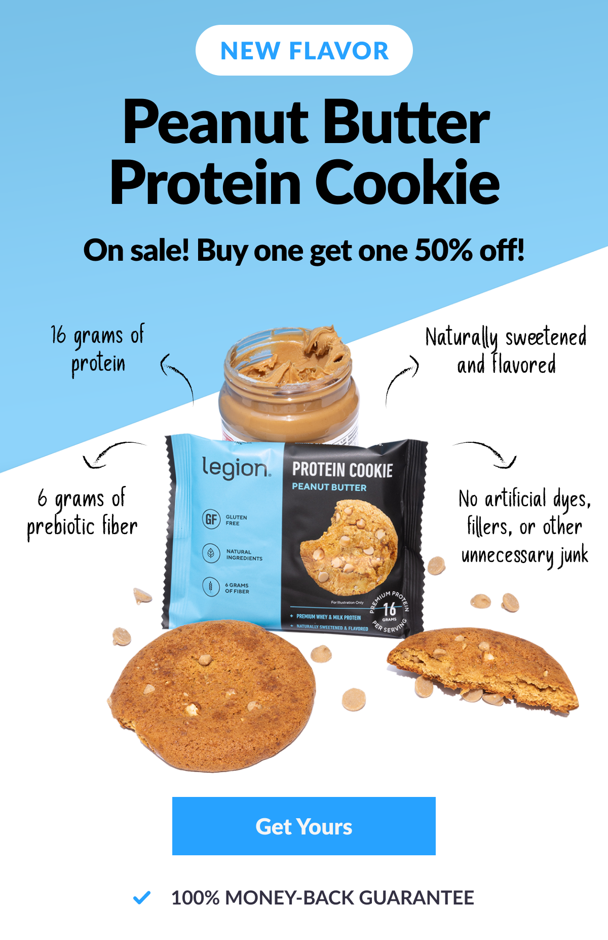 New Flavor! Protein PB Cookie