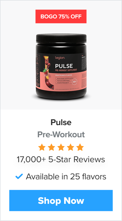 Pulse Pre-Workout! BOGO 75% Off